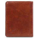 Luigi XIV Portadocumenti con Cerniera Miele TL10094