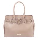 TL Bag Leather Handbag Nude TL142174