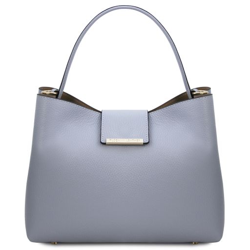 Clio Leather Secchiello bag Light Blue TL142356