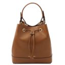 Minerva Leather Bucket bag Cognac TL142145