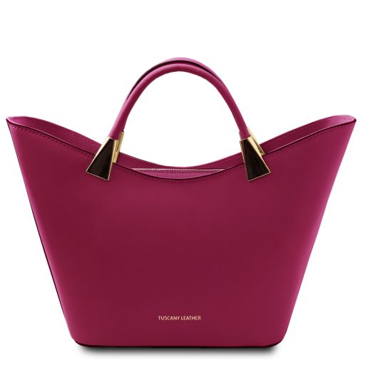 TL Bag Sac à Main en Cuir Fuchsia TL142287