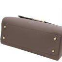 TL Bag Handtasche aus Leder Grau TL142107