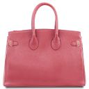 TL Bag Handtasche aus Leder mit Goldfarbenen Beschläge Rosa TL141529