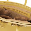TL Bag Кожаная сумка с золотистой фурнитурой Pastel yellow TL141529