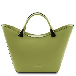 TL Bag Sac à Main en Cuir Vert TL142287