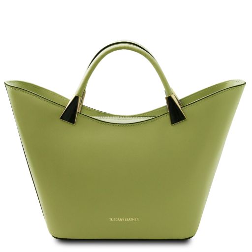 TL Bag Leather Handbag Green TL142287
