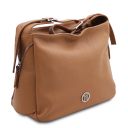 Charlotte Soft Leather Shoulder bag Caramel TL142362