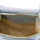 Nora Handtasche aus Weichem Leder Himmelblau TL142372