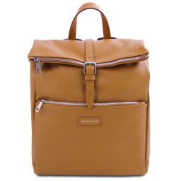 Denver Soft Leather Backpack Карамель TL142355
