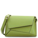 TL Bag Schultertasche aus Leder Grün TL142253