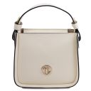 Grace Leather Handbag Beige TL142350