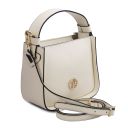 Grace Leather Handbag Beige TL142350