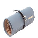 Soft Leather Jewellery Case Light Blue TL142193