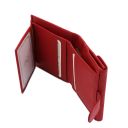 Calliope Exclusive 3 Fold Leather Wallet for Women With Coin Pocket Lipstick Red TL142058