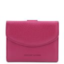 Calliope Exclusive 3 Fold Leather Wallet for Women With Coin Pocket Fuchsia TL142058
