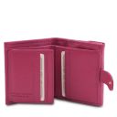 Calliope Exclusive 3 Fold Leather Wallet for Women With Coin Pocket Fuchsia TL142058