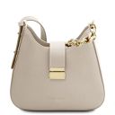 Calipso Schultertasche aus Leder Hell Taupe TL140917