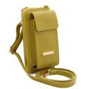 TL Bag Leather Wallet/phone Holder With Strap Green TL142323