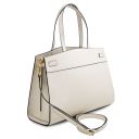 Musa Leather Tote Beige TL142382