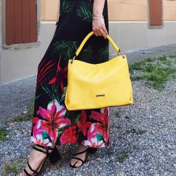 TL Bag Borsa al Hombro en Piel Suave Negro TL142087