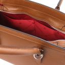 TL Bag Borsa a Mano in Pelle Cognac TL142147