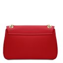 Elettra Soft Leather Shoulder bag Lipstick Red TL142353