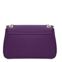 Elettra Borsa al Hombro en Piel Suave Violeta TL142353