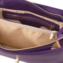 Elettra Soft Leather Shoulder bag Purple TL142353