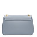 Elettra Soft Leather Shoulder bag Light Blue TL142353