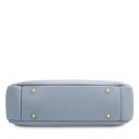 Elettra Soft Leather Shoulder bag Light Blue TL142353