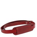 Adjustable Travel bag Leather Shoulder Strap Red SP141028