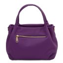 Nora Soft Leather Handbag Purple TL142372