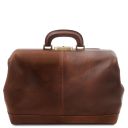 Leonardo Exclusive Leather Doctor bag Dark Brown TL142342