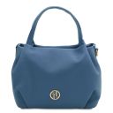 Nora Soft Leather Handbag Blue TL142372