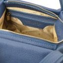 Nora Sac à Main en Cuir Souple Bleu TL142372