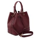 Minerva Leather Bucket bag Bordeaux TL142145