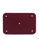 Minerva Sac Seau Pour Femme en Cuir Bordeaux TL142145