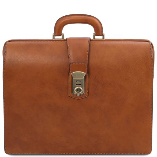 Canova Leather Doctor bag Briefcase 3 Compartments Natural TL142352