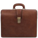 Canova Leather Doctor bag Briefcase 3 Compartments Коричневый TL142352