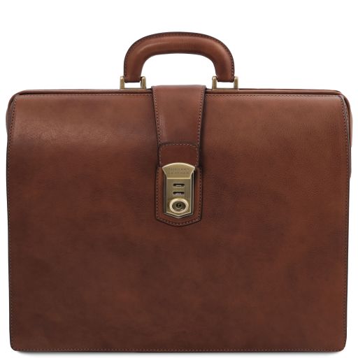 Canova Borsa Medico in Pelle 3 Scomparti Marrone TL142352