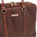 Prato Exclusive Leather Laptop Case Brown TL141072