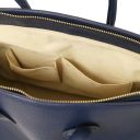 TL Bag Sac à Main Pour Femme Avec Finitions Couleur or Bleu foncé TL141529