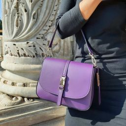 Nausica Leather Shoulder bag Черный TL141598