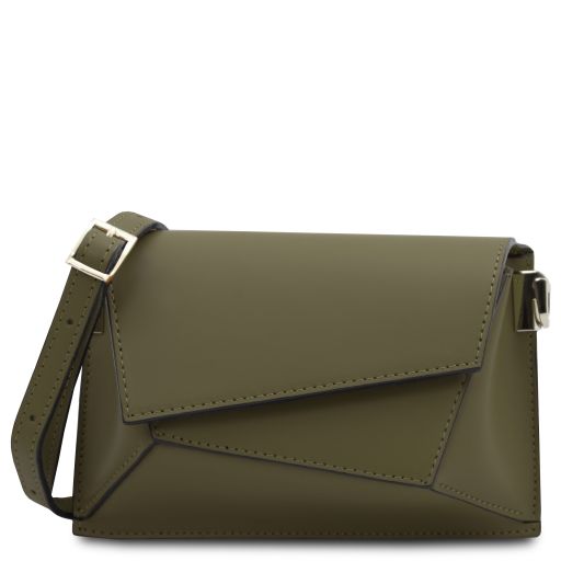 TL Bag Sac Bandoulière en Cuir Vert Forêt TL142253