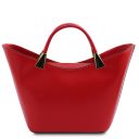 TL Bag Sac à Main en Cuir Rouge Lipstick TL142287