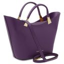 TL Bag Handtasche aus Leder Lila TL142287