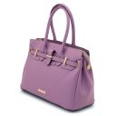 TL Bag Handtasche aus Leder Lilla TL140530