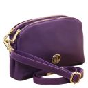 Lily Borsa a Tracolla in Pelle Morbida Viola TL142375