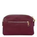 Lily Sac Bandoulière en Cuir Souple Bordeaux TL142375