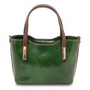 Amelia Leather Tote Green TL142406